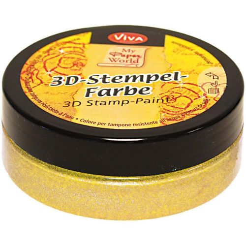 Viva Decor - 3D Stamp Paint 50ml - Light Gold